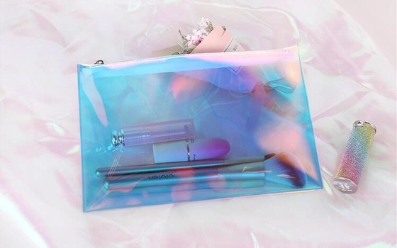 Eva Clear Vinyl Makeup Cosmetic Bag , Cosmetic Travel Bag Promotional