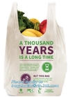 미생물에 의해 분해된 미국 남부의 가난한 백인들 봉투 퇴비성 음식물 쓰레기 봉투, Ｆ를 위한 명부 위의 옥수수 녹말 100% 미생물에 의해 분해된 분해가능한 가방