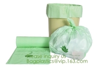 100% 친환경 물질 공인된 PLA 분해가능한 가방, 옥수수 전분 T셔츠 가방은 미생물에 의해 분해된 EN13432 BPI와 콤프를 만납니다