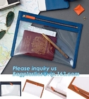 환경 친화적 프로모션 선물 PVC 화려한 여권 가방, 명백한 여권 가방과 목 맬끈 바게아세와 ID 배지 홀더