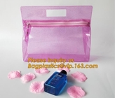 명백한 pvc 지퍼 세면도구 넣는 방수 주머니 여행 문서 문구류 가방, 워터피와 사무 용품 PVC 방수 시트 메쉬 문서 가방