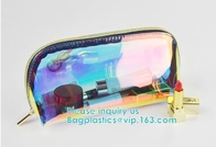 홀로그래프 색깔 가방 네온 가방 명백한 Pvc 화장품은 무지개, 홀로그래프 집록크 백홀로그래픽 레이저 핸디에서 가방을 구성합니다