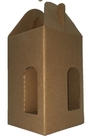 호화 주문 제작된 종이 마분지 포도주병 증답품 포장 박스, 자기를 띠 폴드형 접을 수 있는 엄격한 호화 매트 백색