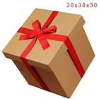 boxes/ 평평한 접힌 마분지 선물 결혼식, 마그넷 접이 용지 fla를 패키징하는 종이와 결혼하는 호화 종이 나무로 된 선물 상자