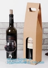 와인 운반을 위한 와인 선물 가방을 패키징하는 승진 종이  Eco 소매