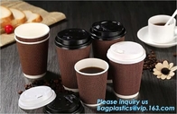 가온 Drinks,Disposable_PE 코팅된 맞춘 종이 cups_ 종이 커피 Cu를 위한 주문 제작된 로고 인쇄된 8 온스 중벽 종이컵