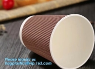 가온 Drinks,Disposable_PE 코팅된 맞춘 종이 cups_ 종이 커피 Cu를 위한 주문 제작된 로고 인쇄된 8 온스 중벽 종이컵