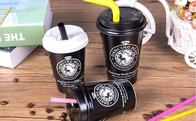 고급 품질 일회용 종이컵 더 낮은 가격 커피컵, 물결형 두배 단일 벽 일회용 커피 종이컵, BAGEASE