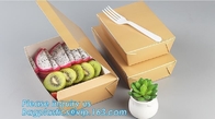크래프트 pa를 패키징한 고급 품질 재활용 맞춘 인쇄된 버릴 수 있는 빠른 크래프트 점심 용지함 패스트 푸드 박스, 가지고 가도록 하는 음식