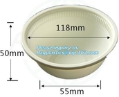 FDA 종이컵 미생물에 의해 분해된 버릴 수 있는 사탕수수 바가스 커피컵