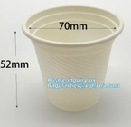 FDA 종이컵 미생물에 의해 분해된 버릴 수 있는 사탕수수 바가스 커피컵
