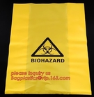 임상적 폐기물, 생물학적 위험 버릴 수 있는 의학 소독, Ｈ를 위한 오토크래이버블 ＬＤＰＥ 의학 생물학적 위험 폐플라스틱 봉투