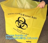 병원 쓰레기, 전염성 쓰레기백, 의료 유체 봉투, 의료, 의료 서비스, 병원을 위한 PE 생물학적 위험 쓰레기 봉투