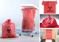 병원, 생물학적 위험 시료 백 집록크 봉투, 호스핏을 위한 약국 사용 봉투를 위한 생물학적 위험 의료 폐기물 플라스틱 쓰레기 가방