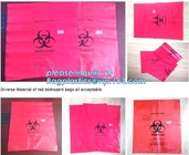 빨간 가방, 노란 의학 생물학적 위험 쓰레기백, 병원 생물학적 위험 의료 폐기물, 오토크래이버블 전염성 폐기물 폴리 백