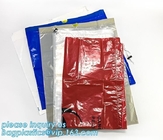 가방을 드로스트링, 생물학적 위험 가방, 오래가는 압력솥 의료 포장을 드로스트링 주문 제작된 플라스틱 생물학적 위험 의료 폐기물