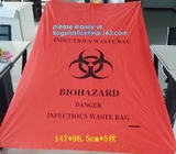 의학 폐기처분 플라스틱 백 생물학적 위험 쓰레기 봉투, 빛깔 의학 전염성 폐기물 봉투, 생물학적 위험 쓰레기 봉투