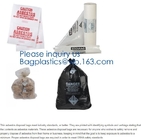 큰 크기 상등품 생물학적 위험 PE 일회용 폐기물 봉투 두꺼운 플라스틱 석면 봉투, 거대한 플라스틱 산업적 쓰레기 Pa