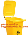 쓰레기는 산업적 쓰레기통 할 수있, 제어 리터 HDPE 야외 플라스틱 쓰레기가 페달, BAGPLA와 플라스틱 거리 쓰레기통 할 수있
