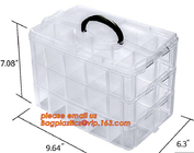 플라스틱 스토리지 박스, 상자 플라스틱, 플라스틱 칸막이 스토리지 박스, 바퀴와 방수 플라스틱 저장 공구함