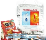 지퍼와 승진 알루미늄 초대형 열 더 시원한 격리된 여성용 대형 손가방, 식량 바게아세를 위한 커스텀 로고 냉각기 가방