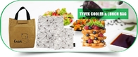 eco 재사용할 수 있는 프로모션은 방수 배낭 화장용 더 시원한 점심 메일 손 점심 운반 쇼핑 종이 타이벡 백플라스트를 제공합니다