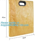 방수 재활용 갈색지 접을 수 있는 쇼핑 가방 커스텀 로고 인쇄된 타이벡 백, Eco 우호적 방수 타이벡 Ｐ