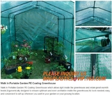 폴리카보네이트 플라스틱 시트 농업 작은 정원 유리 온실은 돔에 걸어 들어갑니다