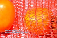 보따리를 꾸리는 40x60cm 노란 라셸 메쉬 양파, 감자를 위한 뜨거운 매출 PE 라셸 메쉬 백, 라셸 망주머니 &amp; 피피 라셸 메쉬