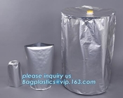 과중한 업무 플라스틱 쇼핑 가방 써클 라운드 바닥 액체와 파우더 원통안붙임