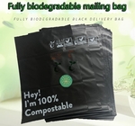 명시된 가방 로고에게 입히는 미생물에 의해 분해된 메일링 가방 퇴비 특사 가방 PLA+PBAT 식물성 녹말 우편 패키징 테플론제 백