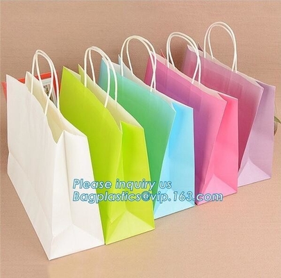 luxury hot stamping logo fancy paper flower carrier bag,Paper Gift Carrier Bags with Rope Handles in Large / Medium / Sm