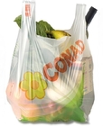 주문 제작된 퇴비성 생 분해성 플라스틱 티셔츠 가방, 쇼핑하기 위한 미생물에 의해 분해된 퇴비성 조끼 봉투