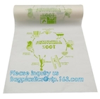 생 분해성 플라스틱 봉지 음식물 쓰레기 상자 라이너 Eco 우호적 진공 씰