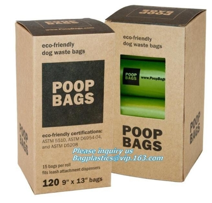 PE 퇴비성 개똥 bag/ 애완 쓰레기백, 누출 내구성 개 폐기물 바보 봉지, 환경친화적이 퇴비성 개 애완 Po