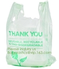 Eco 우호적 퇴비성 쓰레기백 100% 미생물에 의해 분해된 쓰레기 봉투는 옥수수 녹말, 생 분해성 백 쓰레기 봉투로부터 제조되었습니다