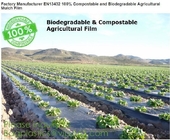 공장 제조 EN13432 100% 퇴비성과 미생물에 의해 분해된 농업 제초 필름, 녹말 식물 기반을 둔 랩 필름 pa