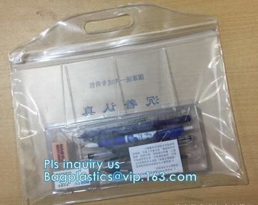 피부 미용 세트를 위한 PVC 에바 비닐 슬라이더 위 지퍼 백, 여름 동안 홀로그래프 레이저 PVC 슬라이더 지퍼 핸드 백, 바닥
