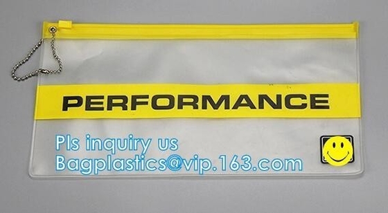 화장용 명백한 메신저 백 비키니 가방, 슬라이더 마감 투명한 PVC 패킹 백, 교통 접근을 위한 슬라이더 지퍼 백