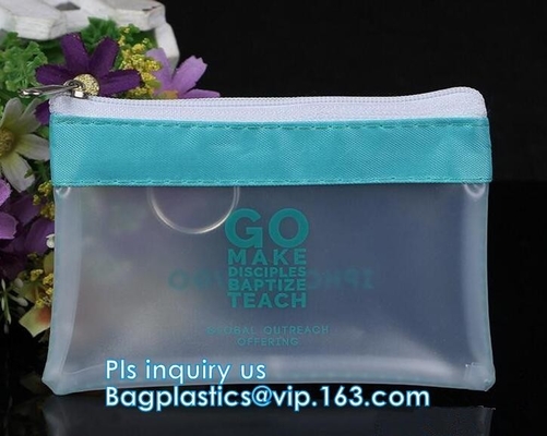 지퍼와 비키니 플라스틱 포장 명백한 PVC 수영복 습식 패키징 테플론제 백이 속옷 bik을 위한 슬라이더 집록크 봉투를 견딥니다