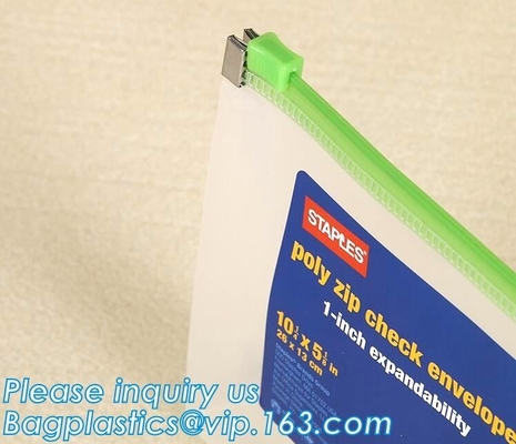 폴리 ZIP 견제 포장 백, 견제 가방, 견제 외피, ZIP 팩, 집록크 시스템, 슬라이드 ZIP 견제 가방, 슬라이더 견제 ENVE