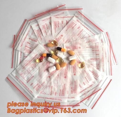 의학 지퍼 백 / ＬＤＰＥ 의학적이 지퍼 백 / 의학 지퍼 백, 기록가능한 의학 집록크 알약은 패키징 테플론제 백 지프를 요약합니다