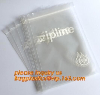 이중 지퍼는 ＬＤＰＥ 투명 플라스틱 집록크 봉투 플라스틱 집록크 프리저 백, 식품점을 위한 배트랙 집록크 봉투, Ｗ를 추적합니다
