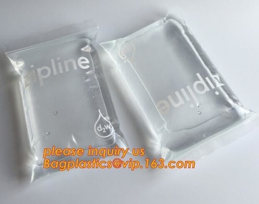 이중 지퍼는 ＬＤＰＥ 투명 플라스틱 집록크 봉투 플라스틱 집록크 프리저 백, 식품점을 위한 배트랙 집록크 봉투, Ｗ를 추적합니다