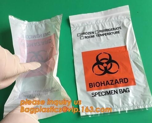 주문 제작된 의학 집록크는 패키징을 위한 잠금장치와 / 지퍼 백을 자루에 넣으며, 병원 패키징을 위해 봉투 의학 지프 잠금 장치 가방