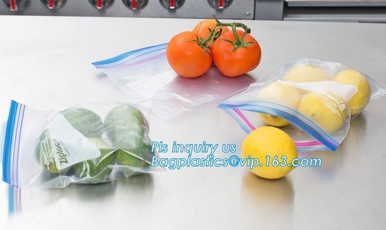 두배는 다시 닫을 수 있는 지프 잠금 가방, 배트랙 지퍼 폐쇄부, 슬라이드 실 다시 닫을 수 있는 폴리 백, 패키지 배트랙을 추적합니다