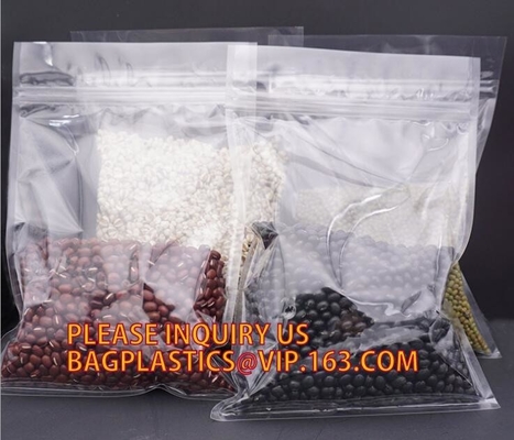 캔디 밀봉 PP 플라스틱 지프 잠금 장치 봉투, 쌀 마대, 피피 쌀 마대, 신선미 보호 패키지 자동 방루식이 명백한 지프 잠금 장치 Pla