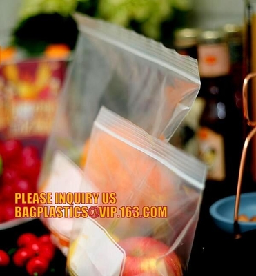 레클로즈러블 집록크 PE bags/ ＬＤＰＥ 재료 의약품 지퍼 bag/ 명백한 PE 팁, 아주 튼튼하 ＬＤＰＥ 배트랙 지퍼 정치 활동 위원회