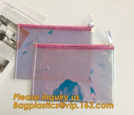전문자필 제작소 제조 커스텀 로고 투명한 PVC 화장품 가방 여성 여행 명백하 세정 창시자 팁 바게아세