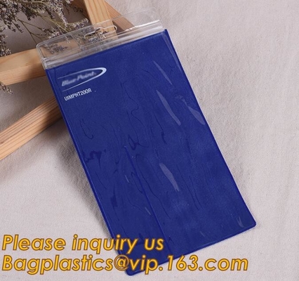 맞춘 인쇄 명백한 pvc 플라스틱 방수 문서 봉지, 샤이닝 스타즈들 투명한 PVC 파일 폴더 문서 정리 봉지 Cos